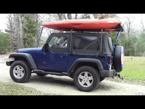 How to Carry a Kayak on a Jeep Wrangler Soft Top