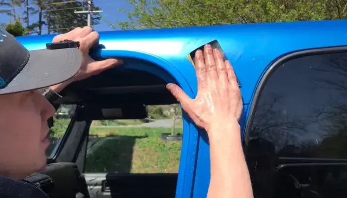 Jeep Sanding before paint