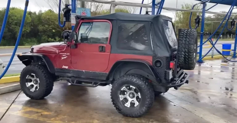 Can a Soft Top Jeep Go Through a Carwash