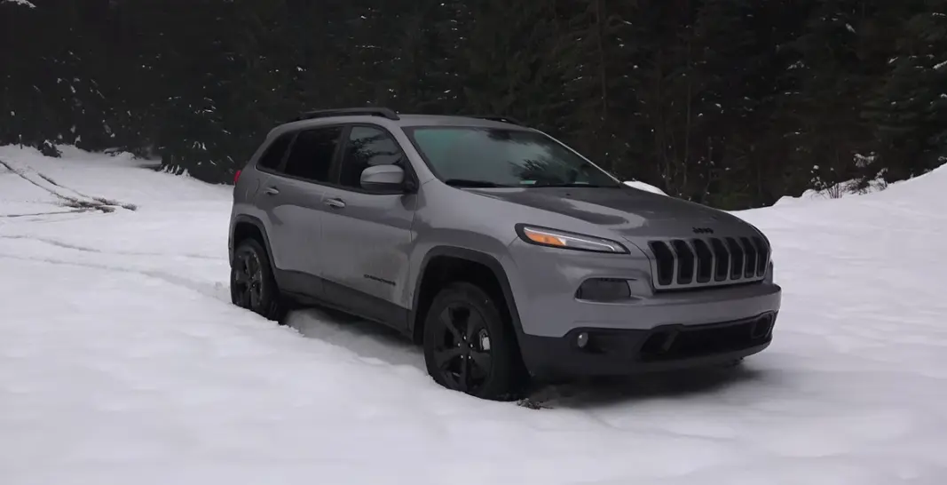 Jeep Cherokee in the Snow