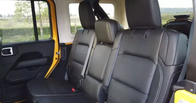 Do Jeep Wrangler Back Seats Recline