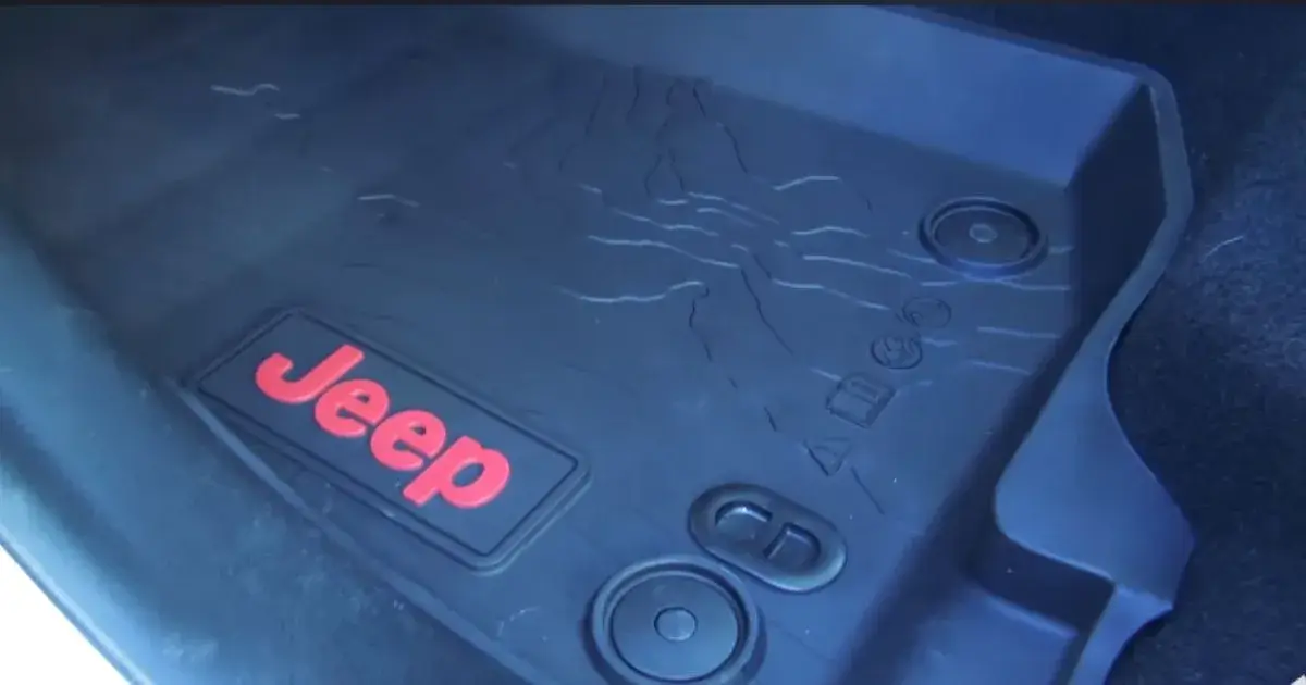 Jeep Floor Mat with Plug Hole