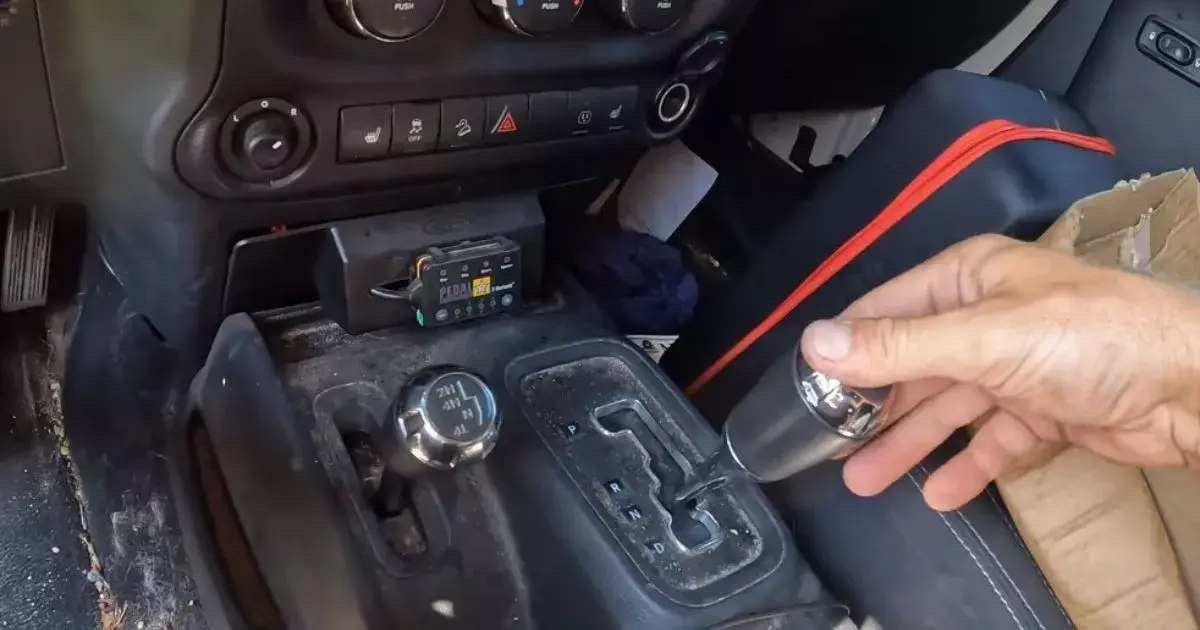 Jeep transmission in neutral mode