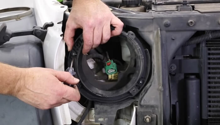 Adjust the Headlights by locating the adjustment screws