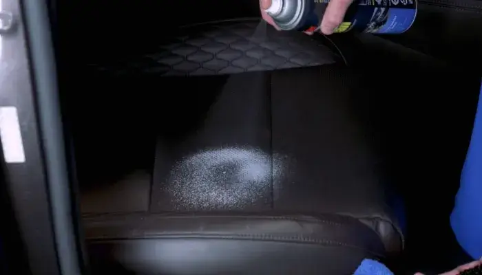 Test the leather cleaner on a small, inconspicuous area