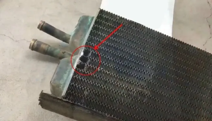 Jeep Heater Core Leak