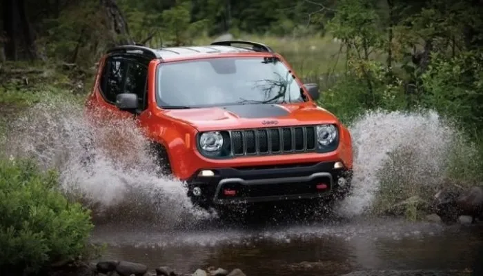 Jeep Renegade in off road