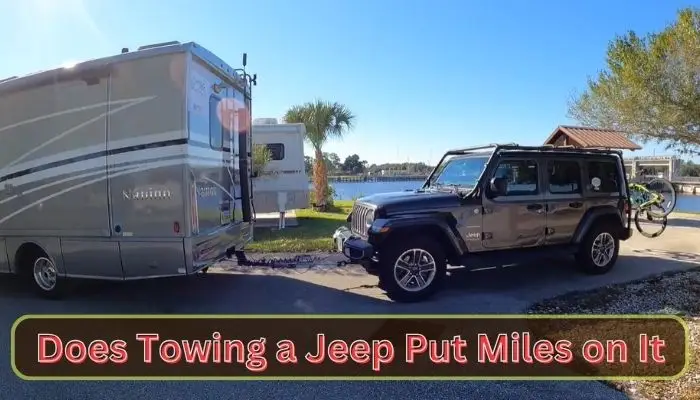 Does Towing a Jeep Put Miles on It