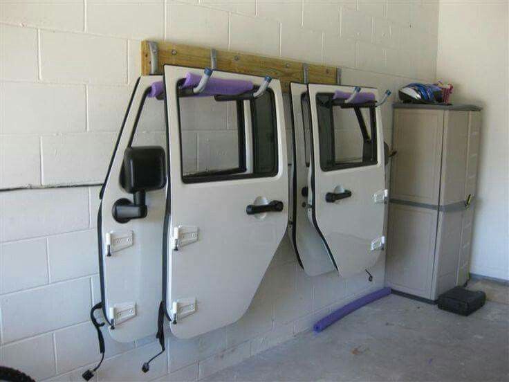 How to Store Jeep Doors