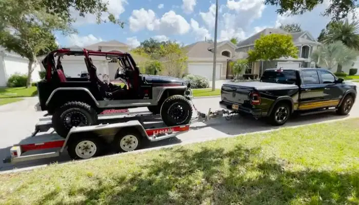 Trailer tow Jeep Wrangler