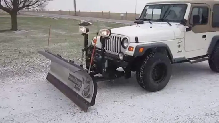 Can a Jeep Wrangler Plow Snow