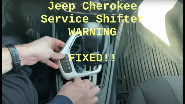 How to Fix Service Shifter Jeep Cherokee